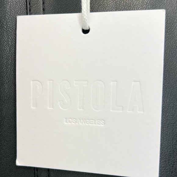 Pistola Tammy Black Faux Leather Straight Ankle Pant High Rise Women’s 20W NWT - Picture 13 of 13